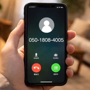 「05018084005」は楽天カードから着信